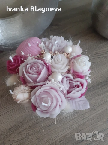 Вечен букет от ароматни свещи, снимка 4 - Декорация за дома - 49808680