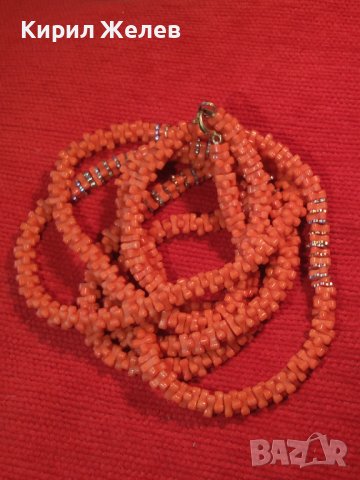 КРАСИВО РЕТРО СТИЛ ГЕРДАНЧЕ КОЛИЕ ХЕНД - МЕЙД АРТ БИЖУ с МЕСИНГОВИ ЕЛЕМЕНТИ и ЗАКОПЧАЛКА 37089, снимка 15 - Колиета, медальони, синджири - 40415297