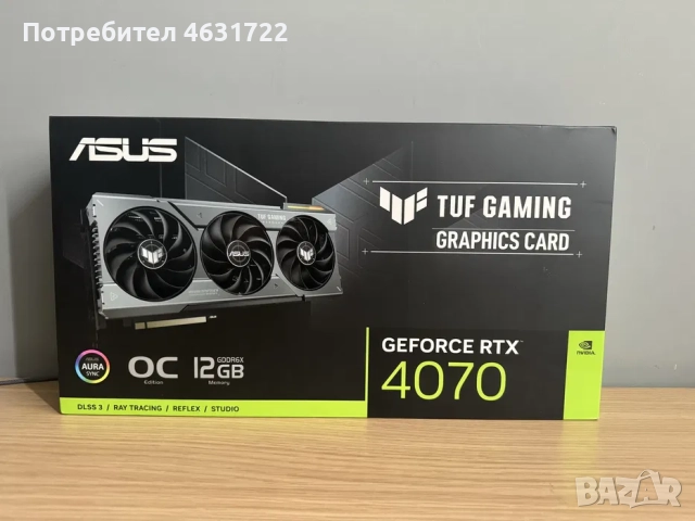 ASUS TUF RTX 4070 OC Edition 12 GB