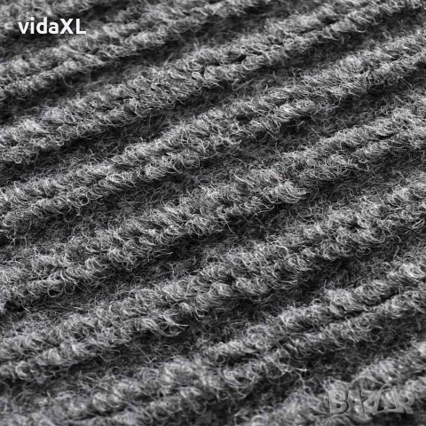 vidaXL Изтривалка за врата, сива, 90 x 150 см, PVC, снимка 5 - Изтривалки - 56146335