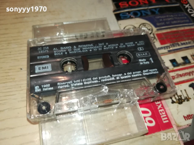 AL BANO & ROMINA-MADE IN ITALY ORIGINAL TAPE 1906251006, снимка 2 - Аудио касети - 50720471