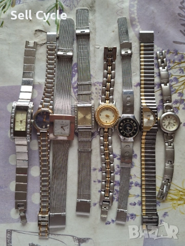 ✅ЛОТ СРЕБРИСТИ ДАМСКИ ЧАСОВНИЦИ❗