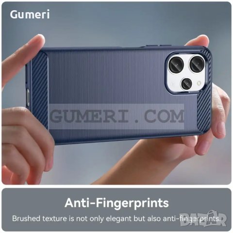 Xiaomi Poco M6 Pro  Противоударен Силиконов Гръб - Карбон, снимка 7 - Калъфи, кейсове - 42653736