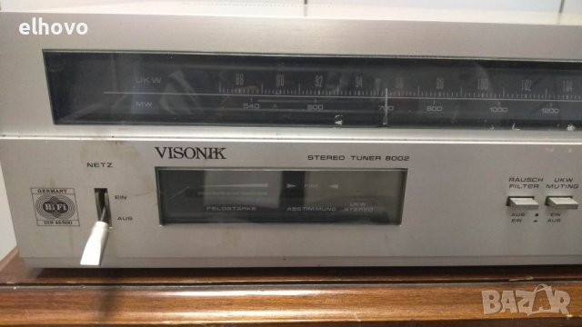 Стерео тунер VISONIK 8002, снимка 4 - Ресийвъри, усилватели, смесителни пултове - 39442380