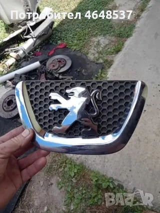 Емблема предна броня  за Пежо 307 SW 1.6 HDI 109к.с 2008г комби фейс