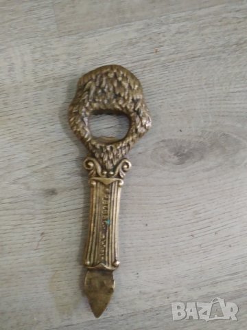 стара месингова отварачка, снимка 3 - Други ценни предмети - 40535601