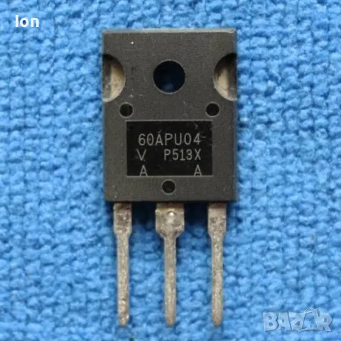 60APU04PBF IR Ultra fast soft recovery diode 400V, 60A, 85ns