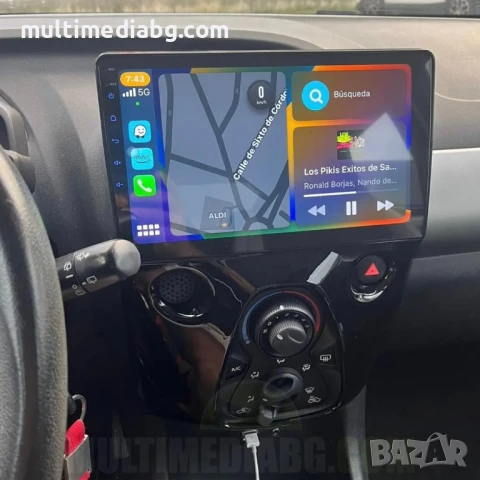 Toyota Aygo,Peugeot 108 [2014-2021] Мултимедия Навигация Android, снимка 2 - Аксесоари и консумативи - 50034653