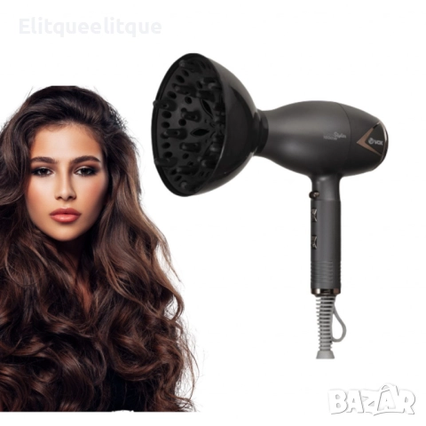 Сешоар VOX,  HT 8776, йонизация, концентратор и дифузер, снимка 2 - Сешоари - 52336935