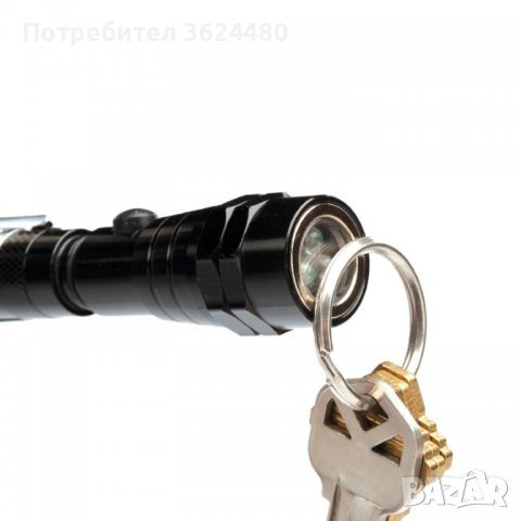 Телескопичен фенер с гъвкава магнитна глава и LED Диоден , снимка 4 - Аксесоари и консумативи - 39486303