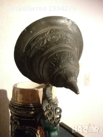 Стари бирени чаши,, ХАЛБИ" ръчно изработени в немски ателиета. , снимка 17 - Чаши - 46943400