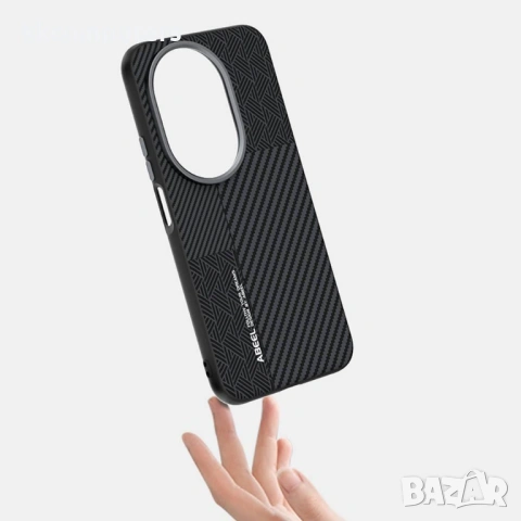 Калъф ABEEL за Huawei nova 14 Pro 5G - Магнитен, PC+TPU+Алуминий+PU Кожа, Слим(1.1мм), Хибриден Диза, снимка 3 - Калъфи, кейсове - 53187799