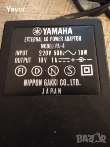 YAMAHA PA-4 захранване за PSR -серии и други на Yamaha, снимка 2 - Синтезатори - 52550011