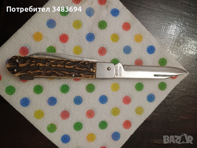 Сгъваем нож, снимка 7 - Антикварни и старинни предмети - 44701042