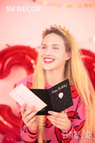 Поздравителна Картичка за 30-ти Рожден ден "Happy Birthday", снимка 4 - Покани - 49677190