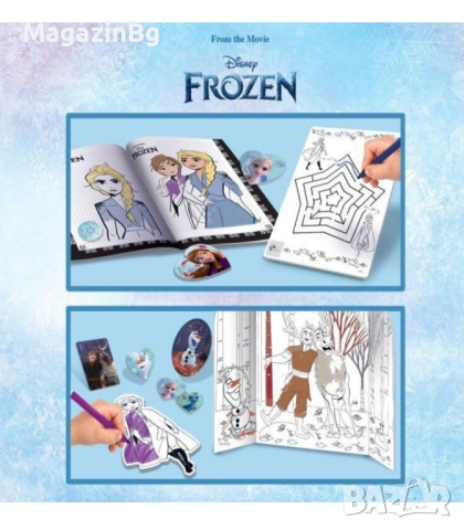 Комплект за рисуване и оцветяване Lisciani Frozen в раница

, снимка 2 - Рисуване и оцветяване - 44568159