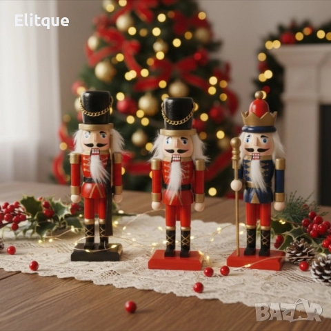 Дървена Коледна фигурка – Малък детайл, голям празничен уют