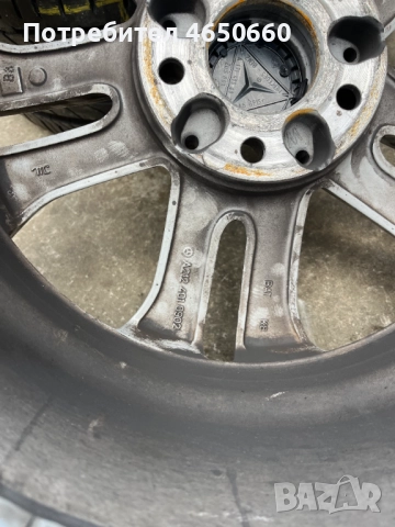 17 цолови алуминиеви джанти за Мерцедес Е класа, снимка 12 - Гуми и джанти - 52537327