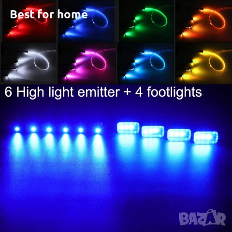 TABEN Интериорно осветление за кола –64 цвята, Music Sync, снимка 4 - Друга електроника - 53276939