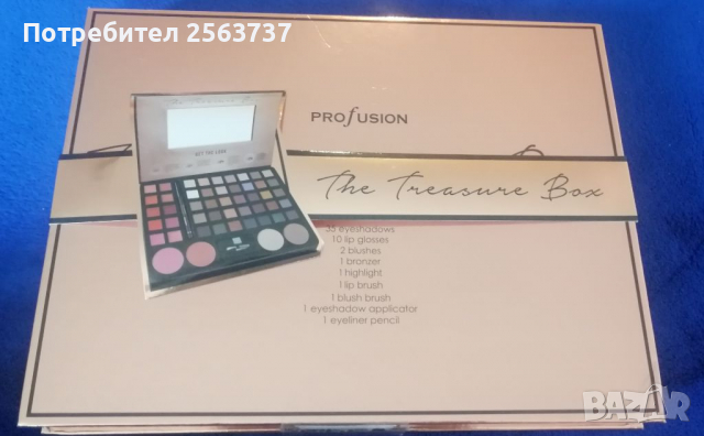 Пълен Комплект гримове The Treasure Box, снимка 6 - Комплекти и лотове - 36483174