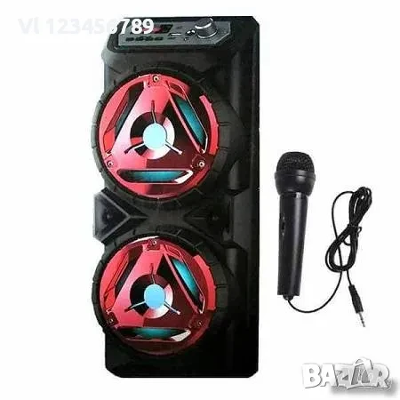 Акумулаторна Blutooth Колона 2x5W, KTS-1052 +MP3, снимка 2 - Тонколони - 50826258