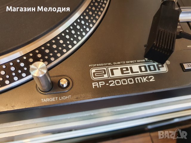 Грамофон AKAI Reloop RP-2000 MK2 Professional Quartz Direct Drive Turntable S-образно рамо. В отличн, снимка 8 - Грамофони - 39845502