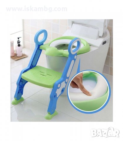 ДЕТСКА СЕДАЛКА-АДАПТЕР ЗА ТОАЛЕТНА ЧИНИЯ СЪС СТЪЛБА - код 2600, снимка 10 - Други - 33930407