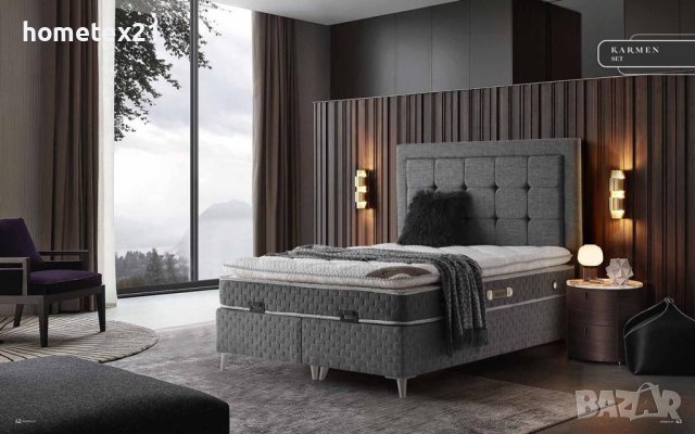 Тапицирани легла с матрак 1500лв , снимка 8 - Спални и легла - 41778205