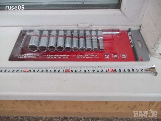 удължени, 1/2", 6-стенни, 10 бр, 10-22 mm, снимка 7 - Гедорета - 35826439