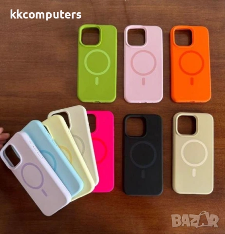 Калъф Liquid Silica MagSafe за iPhone 17 6.3 / Кафе / + Протектор Баркод : 3133501, снимка 3 - Калъфи, кейсове - 53106110