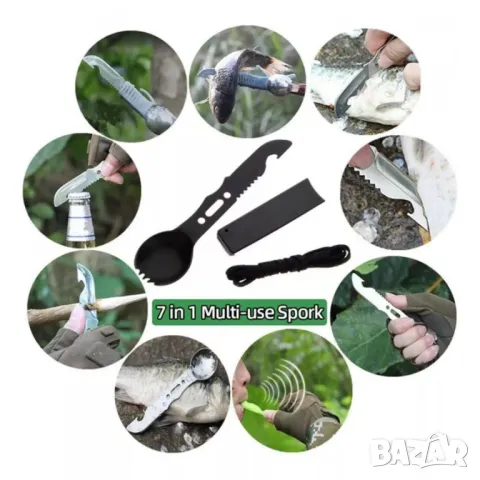 Комплект за оцеляване 13 в 1, снимка 5 - Екипировка - 49863503