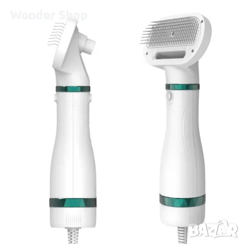 компактен 2 в 1 безшумен сешоар и четка за домашни любимци. ✨, снимка 2 - За кучета - 47881129