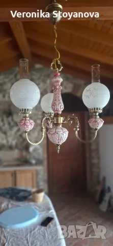 Старинен полилей, снимка 2 - Полилеи - 56313662