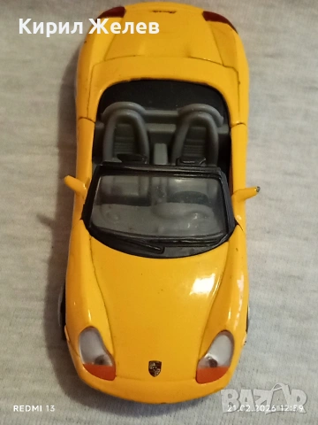 Метална количка спортен модел PORSCHE перфектно състояние за КОЛЕКЦИОНЕРИ 26593, снимка 5 - Колекции - 53571454