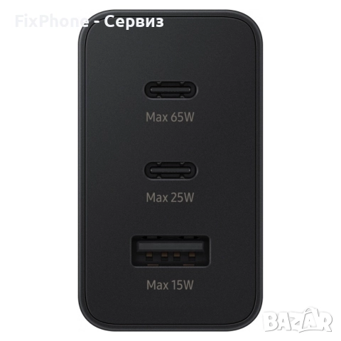 Оригинален адаптер Samsung EP-T6530NBEGEU 65W, Super Fast Charging в кутия, Черно , снимка 4 - Оригинални зарядни - 52574897