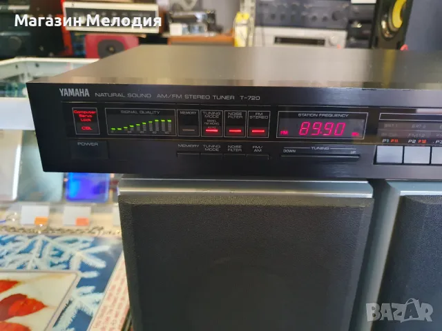 Тунер Yamaha T-720 В отлично техническо и визуално състояние., снимка 4 - Декове - 49707810