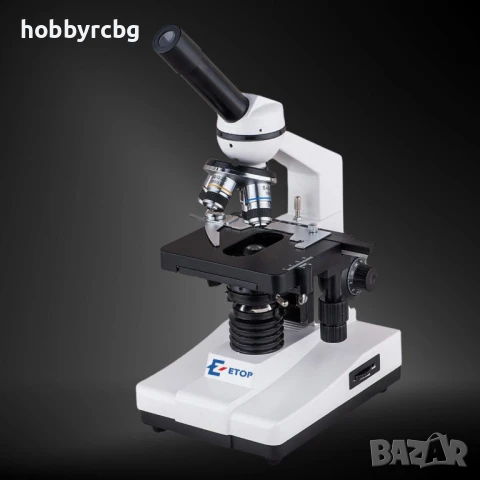Професионален биологичен монокулярен микроскоп 40х-1600х за STEM кабинети, училища, научни дейности , снимка 2 - Медицинска апаратура - 50769347