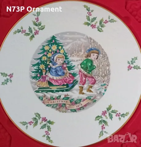 ПОРЦЕЛАНОВА ЧИНИЯ. КОЛЕКЦИЯ. MERRY CHRISTMAS.1979.MADE IN ENGLAND 🏴󠁧󠁢󠁥󠁮󠁧󠁿. , снимка 4 - Колекции - 49656968