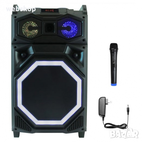 АКУМУЛАТОРНА КАРАОКЕ ТОНКОЛОНА LT-12А 15 ИНЧА, снимка 1