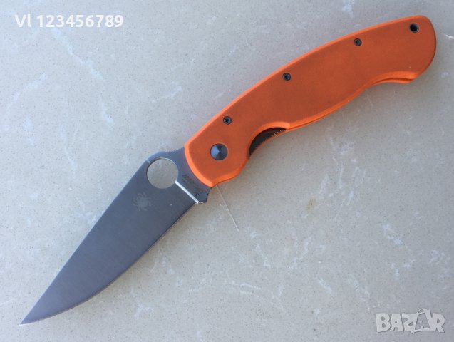 SPYDER CO  Сгъваем джобен нож - Спайдърко CPM 30V, снимка 4 - Ножове - 41474357