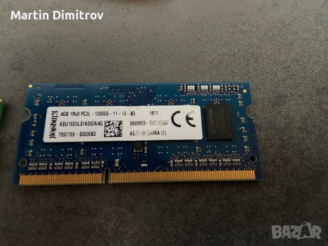 RAM памет DDR3L 4GB, снимка 3 - RAM памет - 44472119