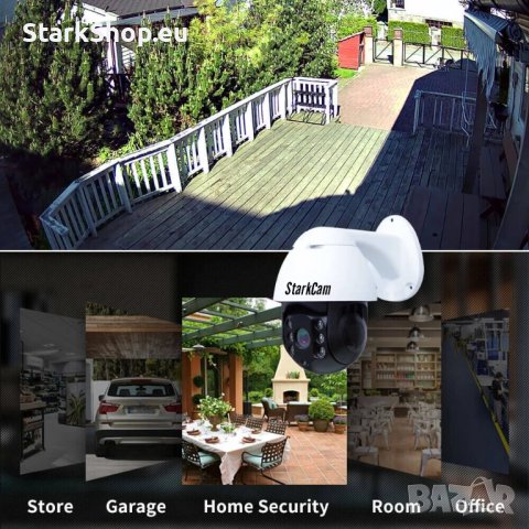 ТОП Робо Въртяща Камера с Аларма за видеонаблюдение Цветно Нощно, снимка 10 - IP камери - 42043178