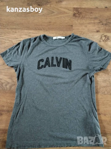 calvin klein jeans - страхотна дамска тениска M, снимка 4 - Тениски - 51417447