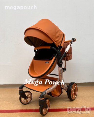 Луксозна Мултифункционална количка 3 в 1  L-Sun от Еко Кожа, снимка 10 - Детски колички - 42068906