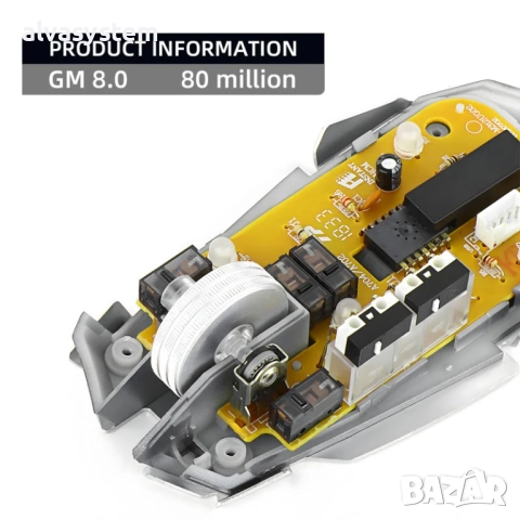 Kailh GM 8.0 микроключове за геймърска мишка 80 милиона цикъла, снимка 2 - Клавиатури и мишки - 52654259