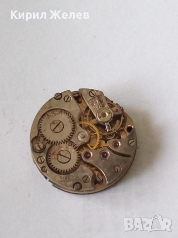 Механизъм с циферблат от стар ръчен часовник 51394, снимка 3 - Мъжки - 52252822