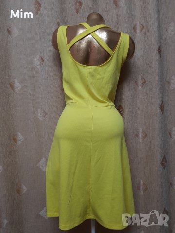 Н&М XL Лимонена жълта рокля , снимка 3 - Рокли - 40296974