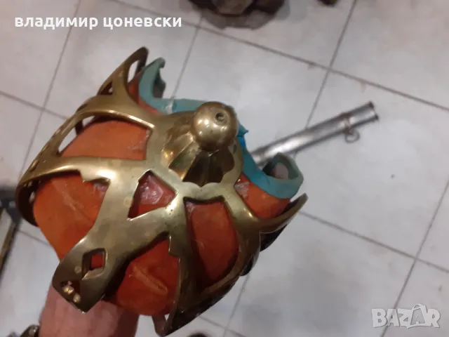 Шотландска ритуална сабя,рапира 19 век,ятаган шпага,кортик, снимка 4 - Антикварни и старинни предмети - 46685973