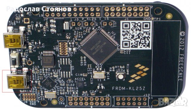 Платкa за разработка ARM mbed - NXP FRDM KL25Z, снимка 3 - Друга електроника - 38775524