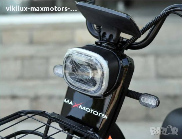 Двуместна електрическа триколка Max Motors PUDDING 600W Нов модел, снимка 4 - Инвалидни скутери - 41935642